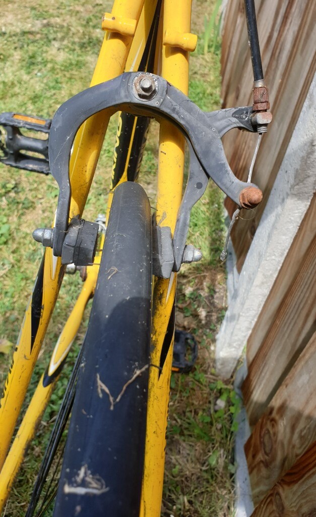 viking race bike yellow